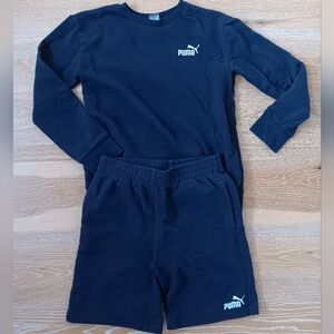 Puma Black Apparel Set